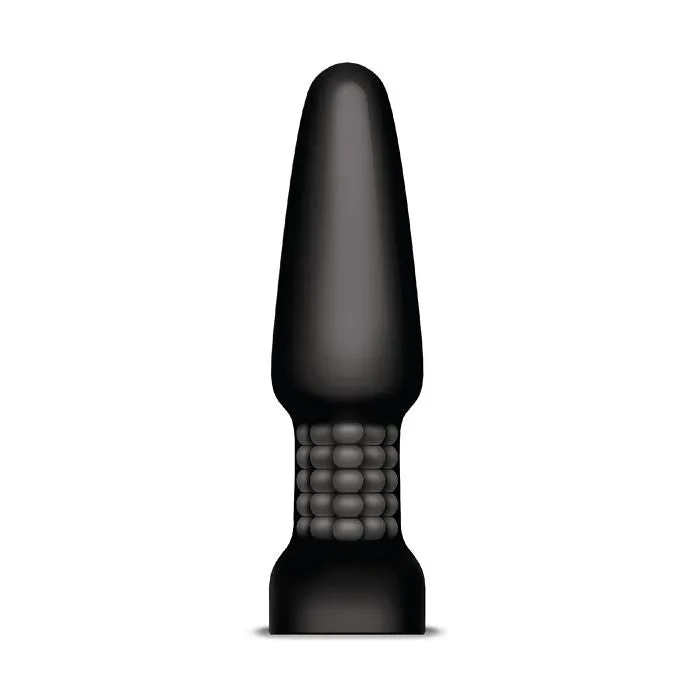 B Vibrator Rimming Plug Black