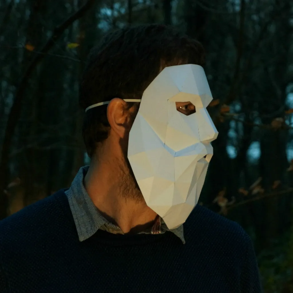 Bearded Man Mask