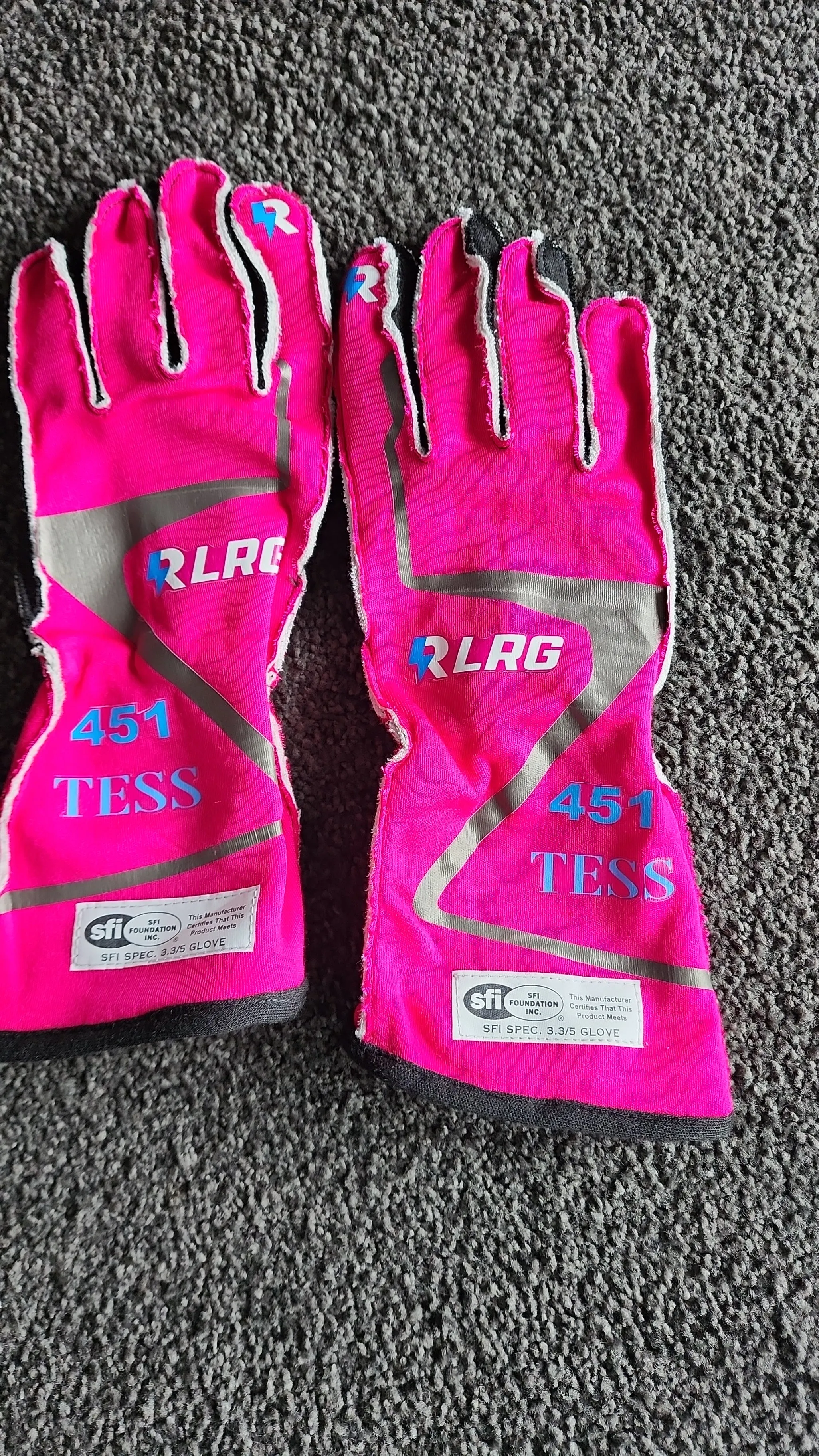 CUSTOM COLOUR RACE GLOVES - 2 LAYER NOMEX SFI 3.3 (Copy)