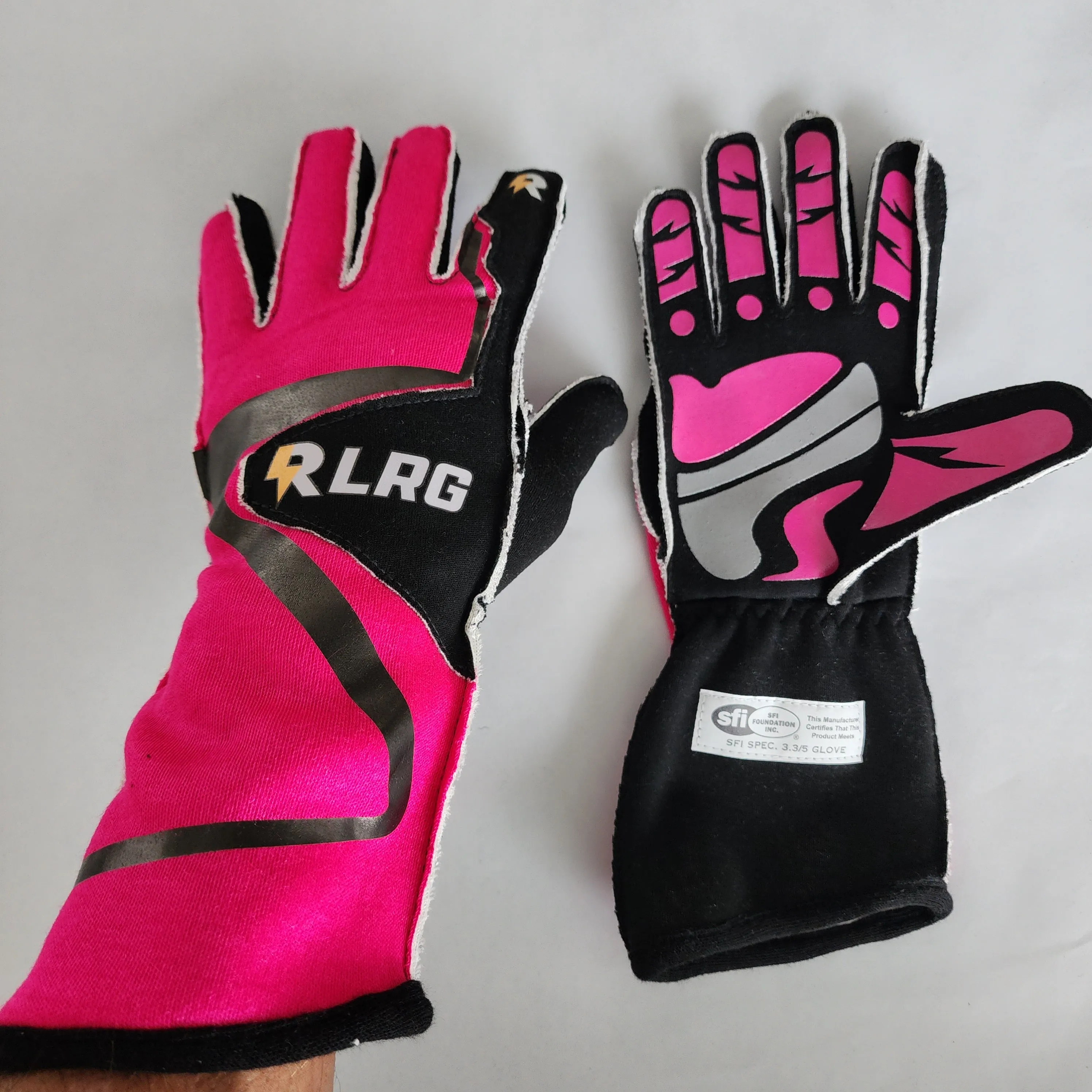CUSTOM COLOUR RACE GLOVES - 2 LAYER NOMEX SFI 3.3 (Copy)