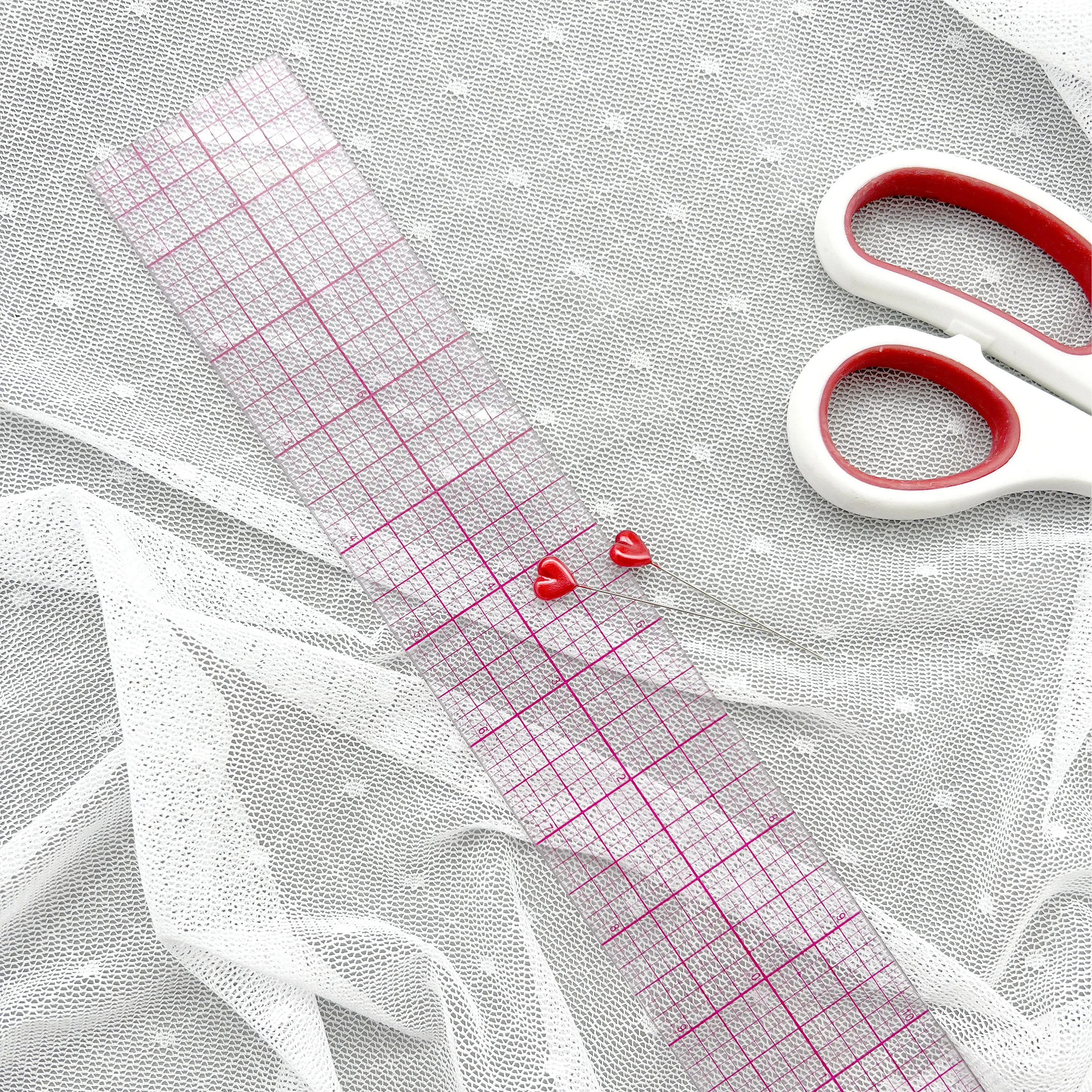 Dot Stretch Mesh Fabric, by the 1/2 Yard, Lightweight Power Mesh, High Quality