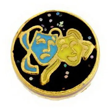 FHL1180 - Charm, Drama Masks  , Set/3