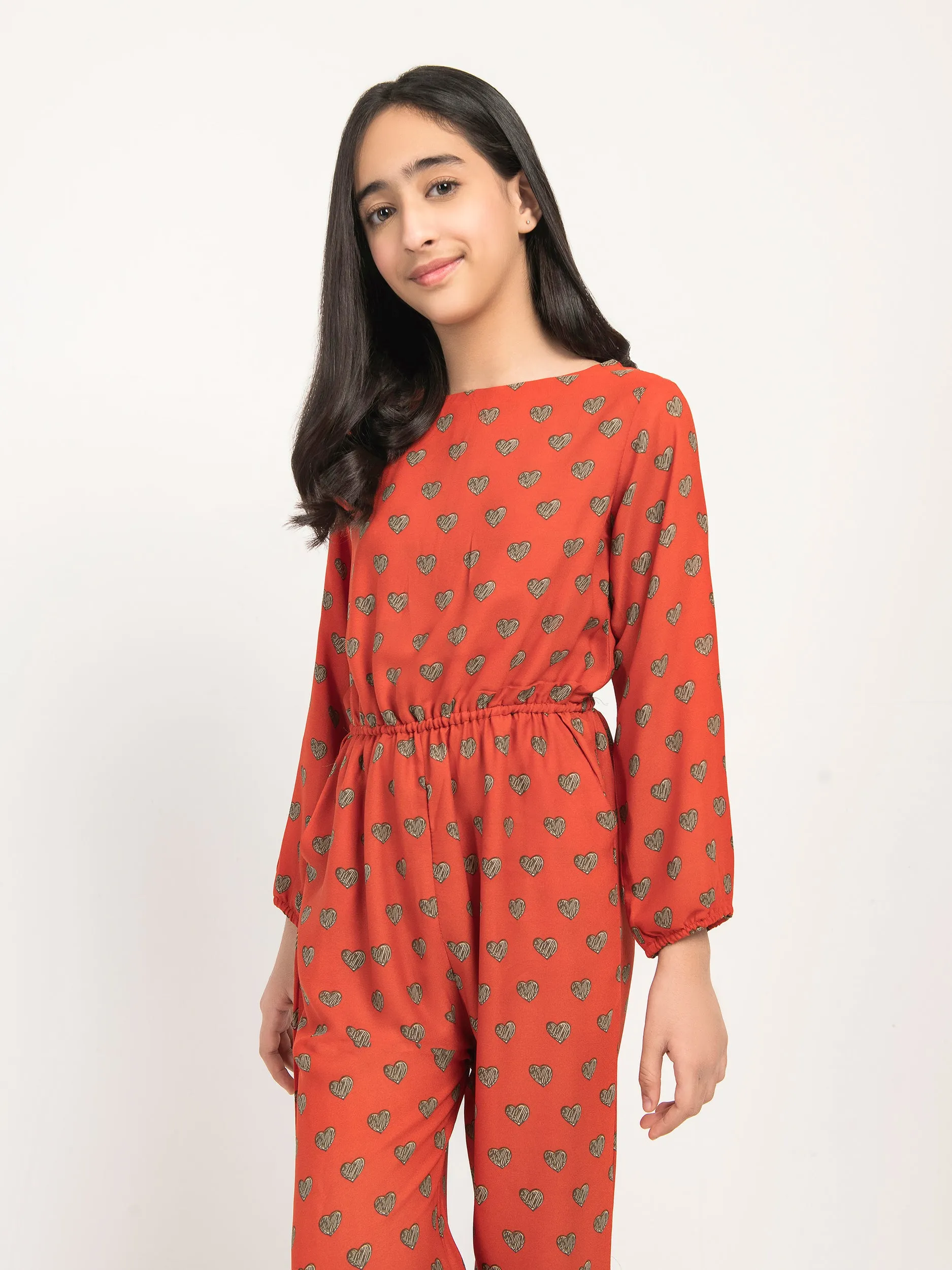 Printed Grip Jumpsuit