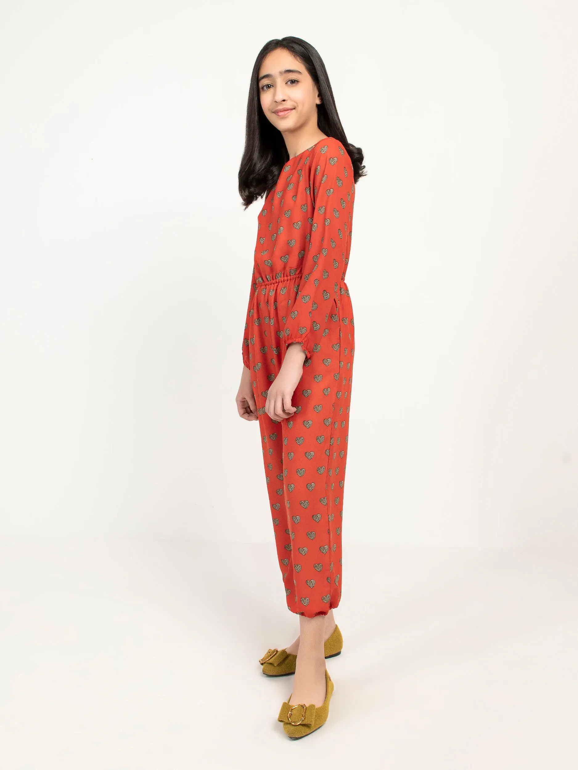 Printed Grip Jumpsuit