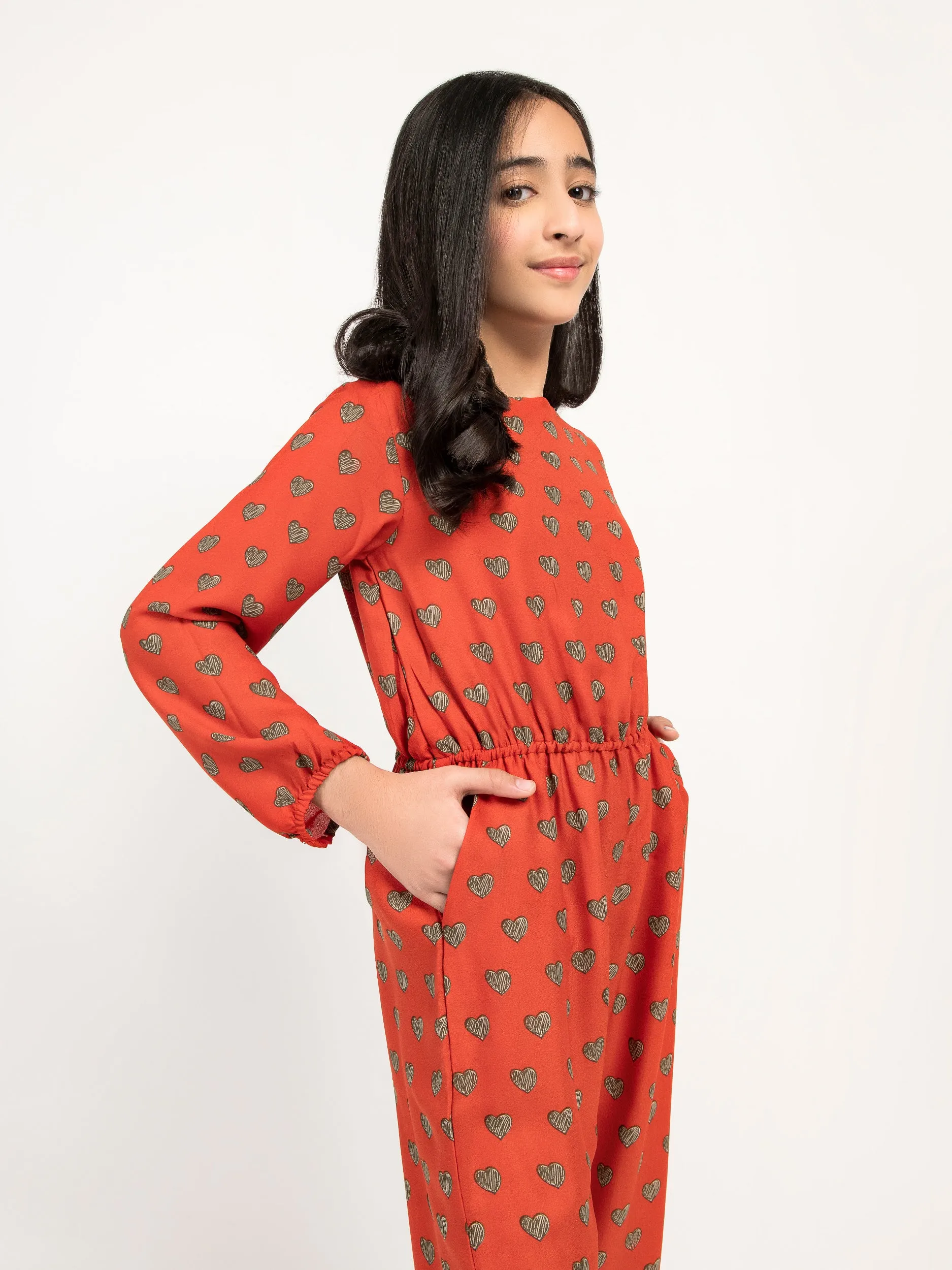 Printed Grip Jumpsuit
